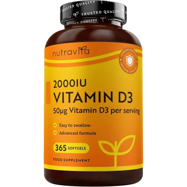 Nutravita Vitamina D 2000 UI capsule molli 365 alta dose