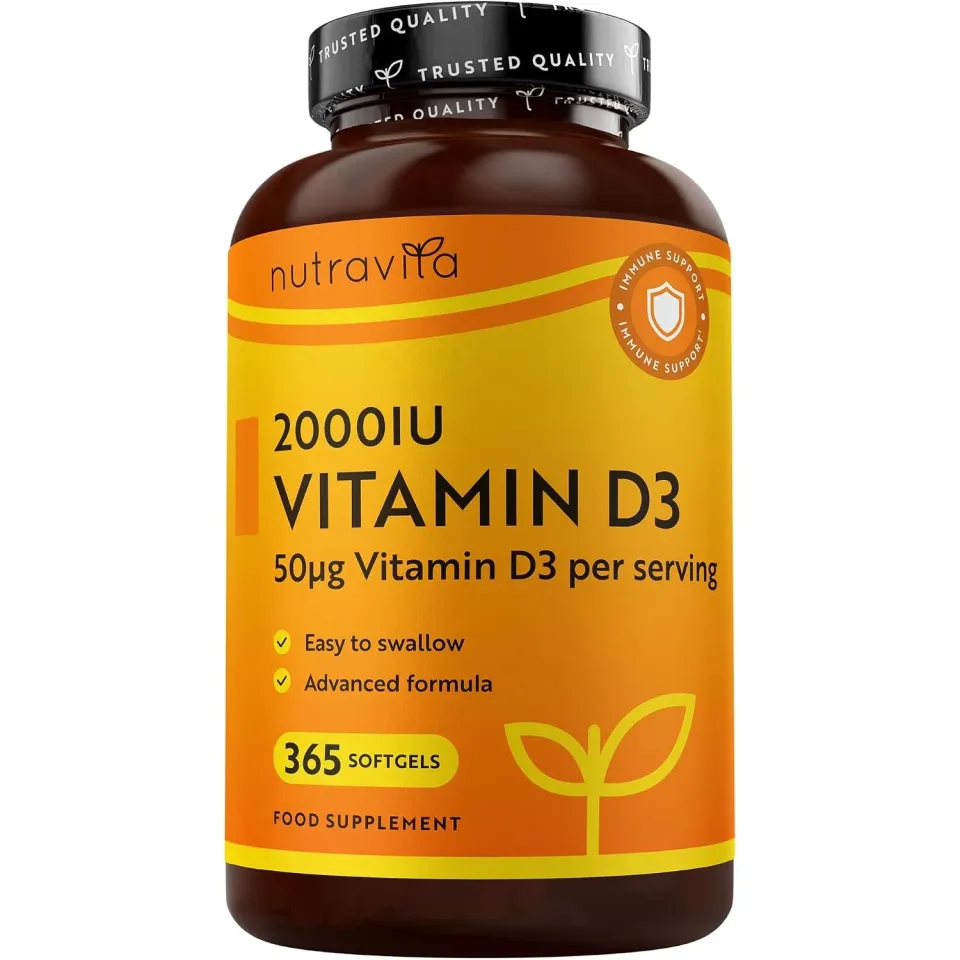 Nutravita Vitamina D 2000 UI capsule molli 365 alta dose