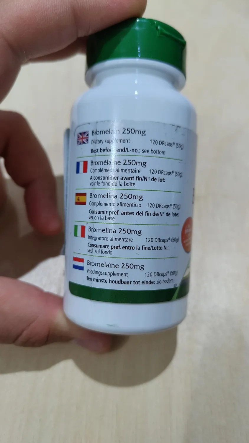 fairvital Bromelina capsule 120 da 250 mg ananas