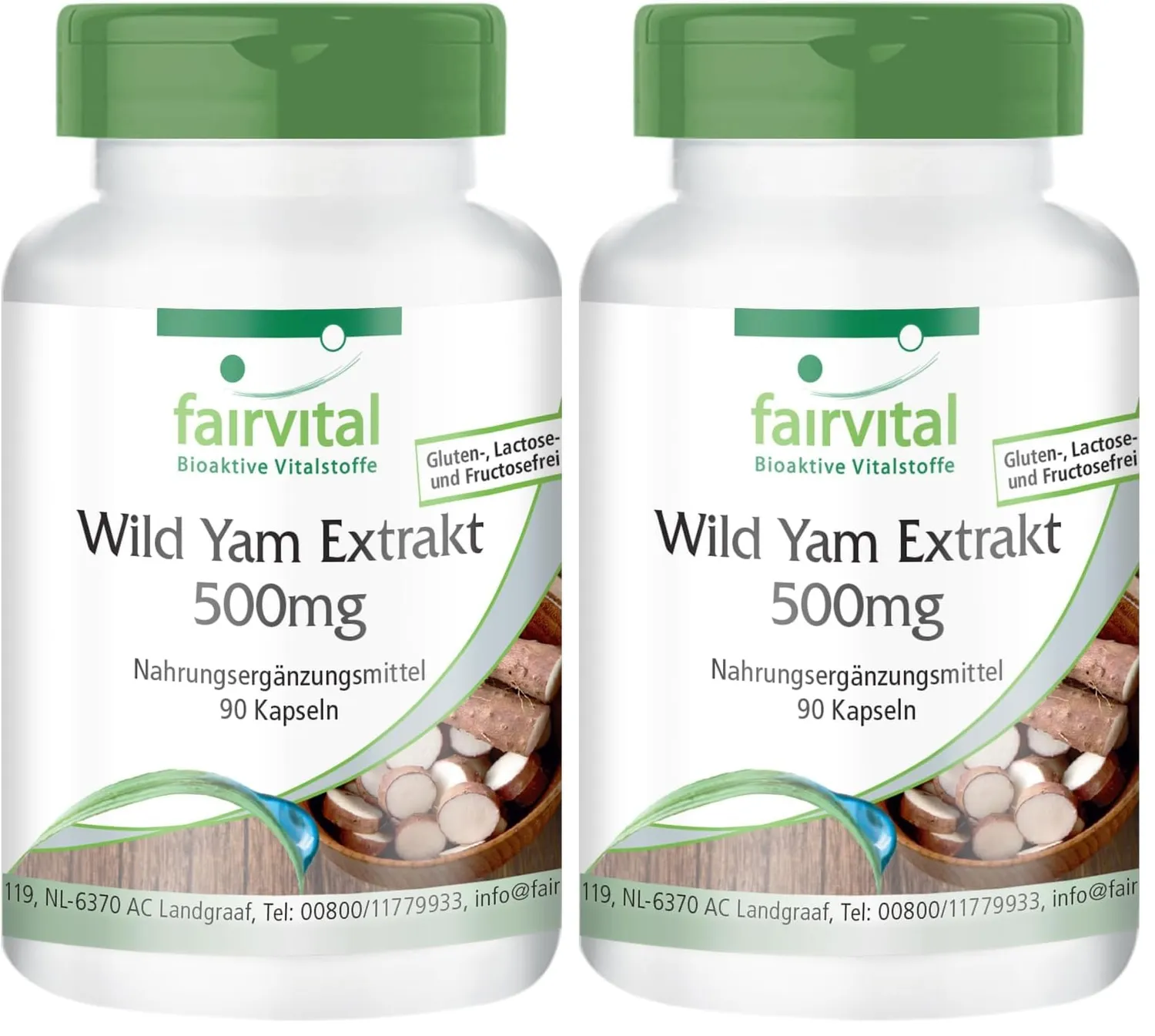 Fairvital Ignam selvatico 500 mg capsule 90 pezzi 20% diosgenina