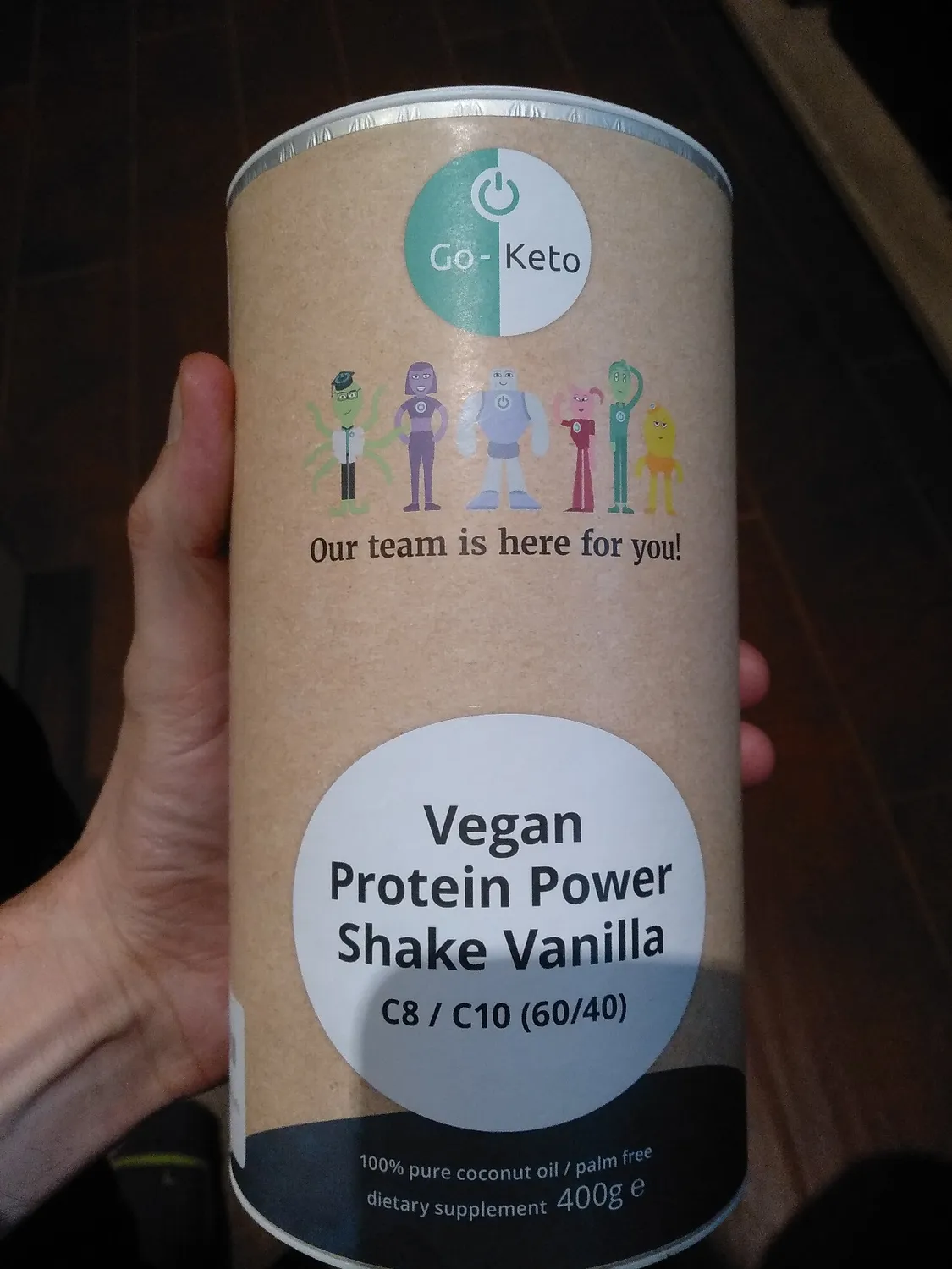 Go-Keto MCT Vegan Protein Shake vaniglia 400 g keto