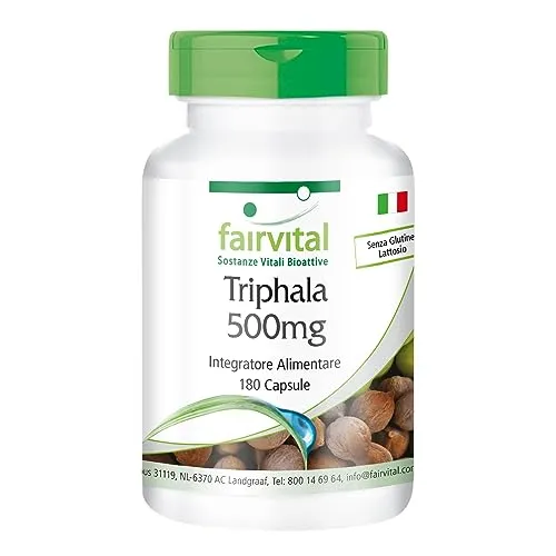 FAIRVITAL Triphala 500 mg 180 capsule ayurvedica