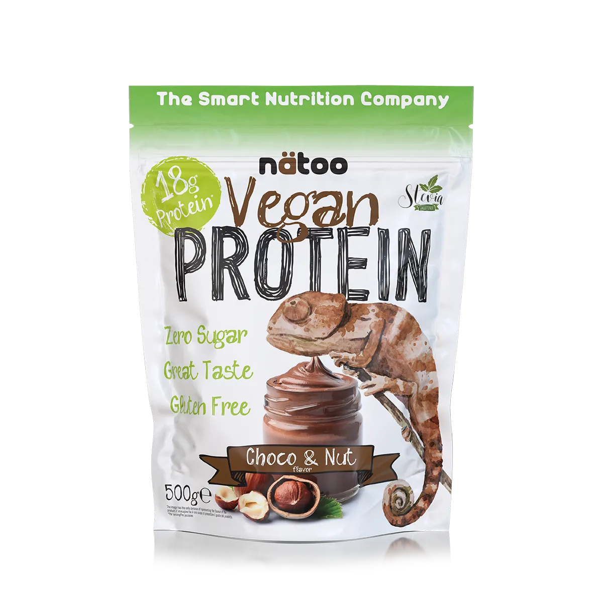 Nätoo Proteine Vegane polvere 500g gusto cioccolato