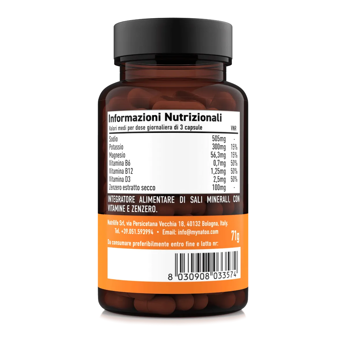 Natoo Performance Salt Sali Minerali 60 capsule