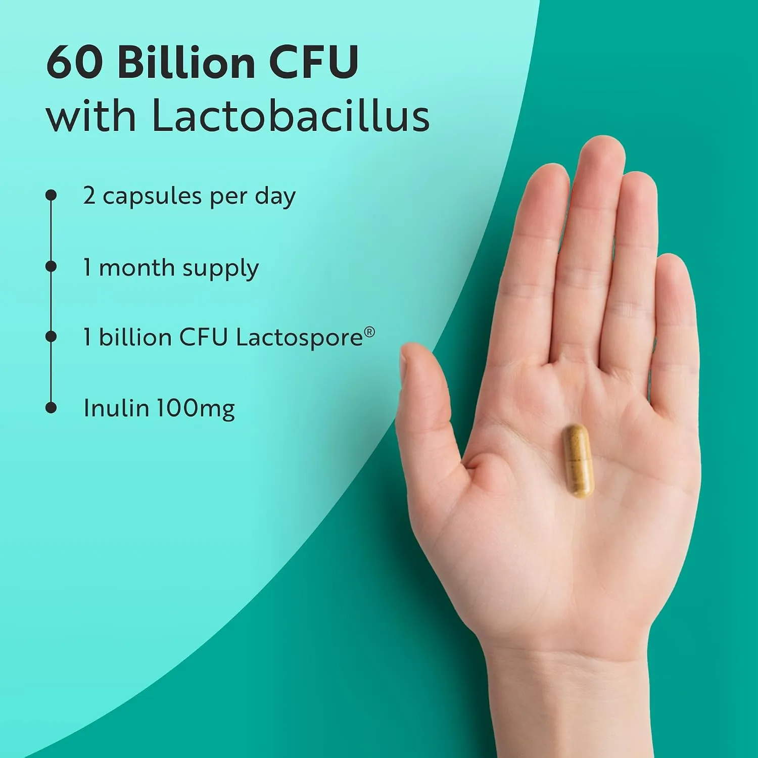 Nutravita 60 Miliardi UFC Probiotico 60 Capsule Vegane 21 Ceppi