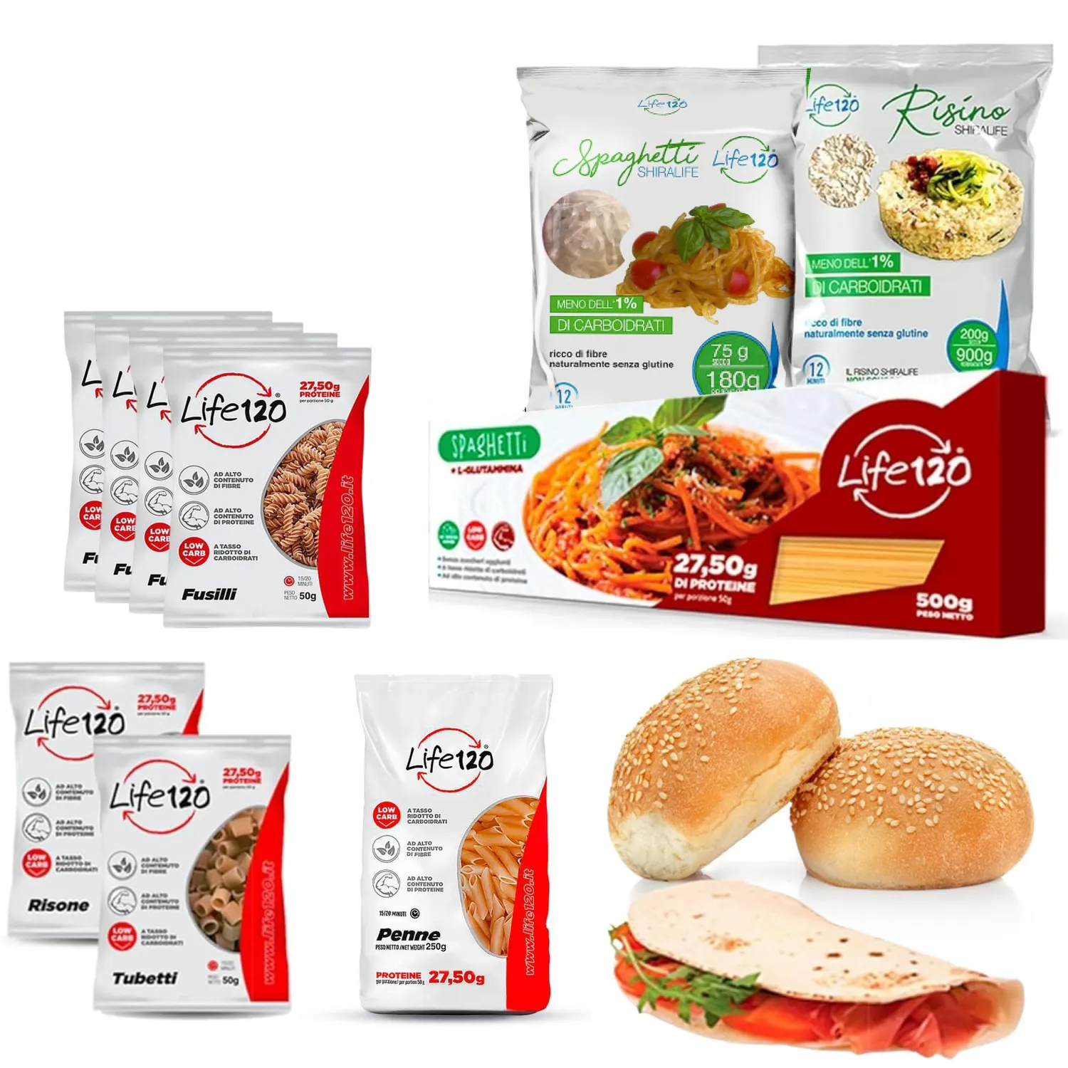 Life 120 Super Box Colazione Low Carb kit 30 giorni proteico