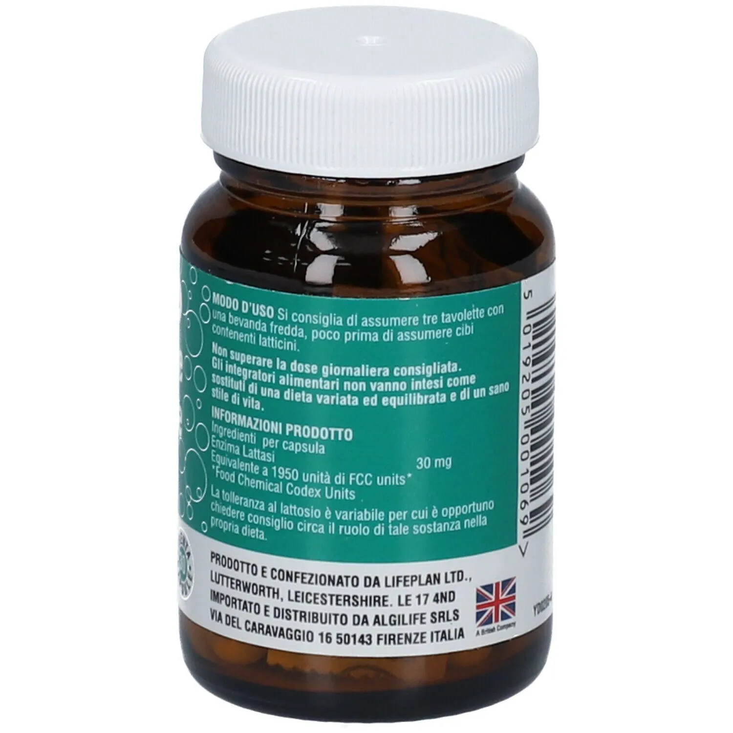Algilife Lactase Enzyme integratore lattasi lattosio