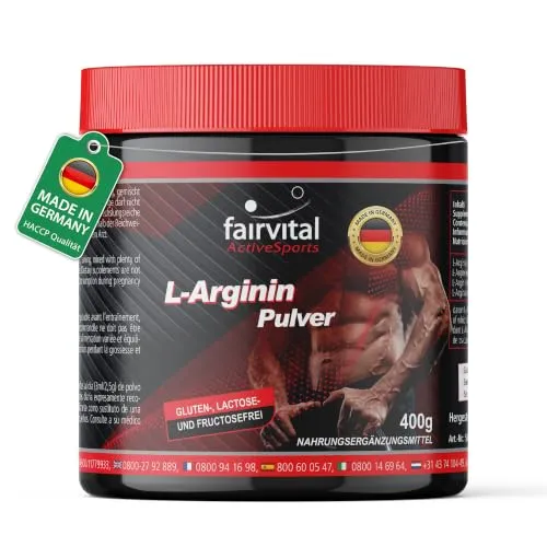 Fairvital L-Arginina Polvere 400 g pura vegana