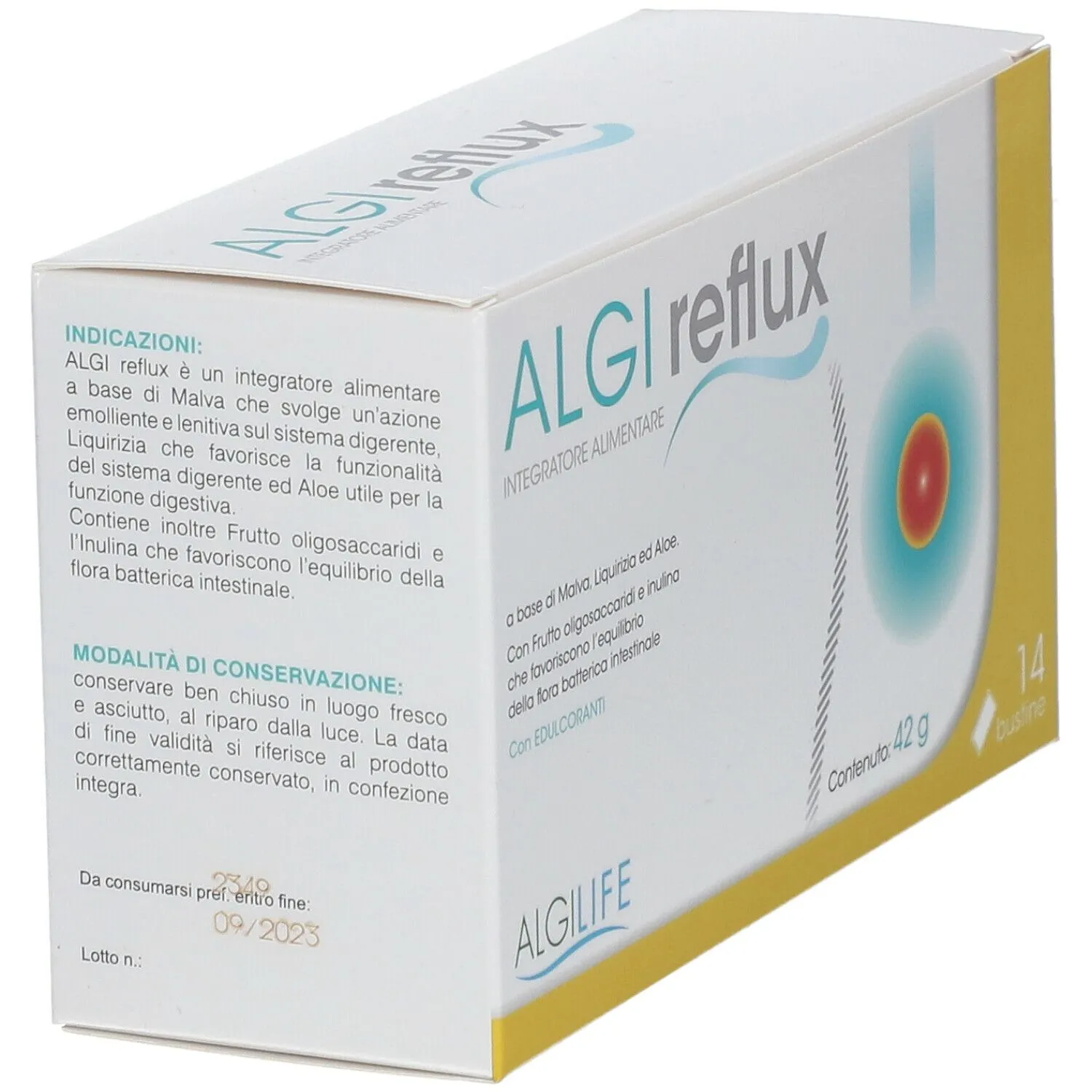 Algilife Algireflux Bustine Reflusso Aloe Malva