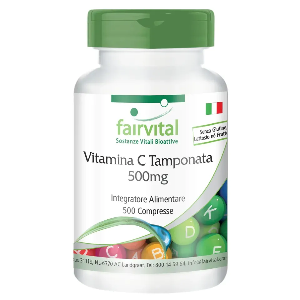 Fairvital Vitamina C Tamponata 500 mg compresse 500 pezzi
