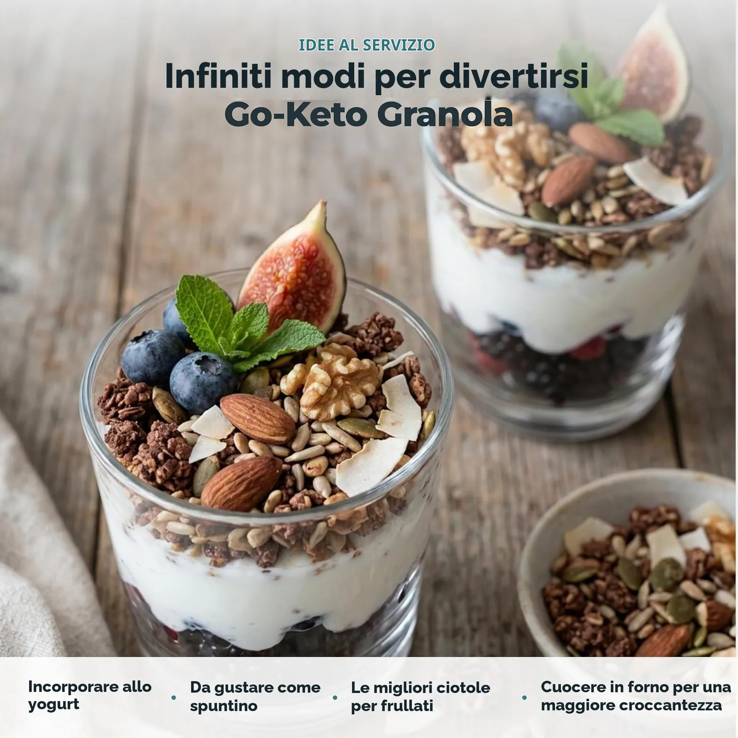 Go-Keto Granola Coconut Muesli Keto 290g
