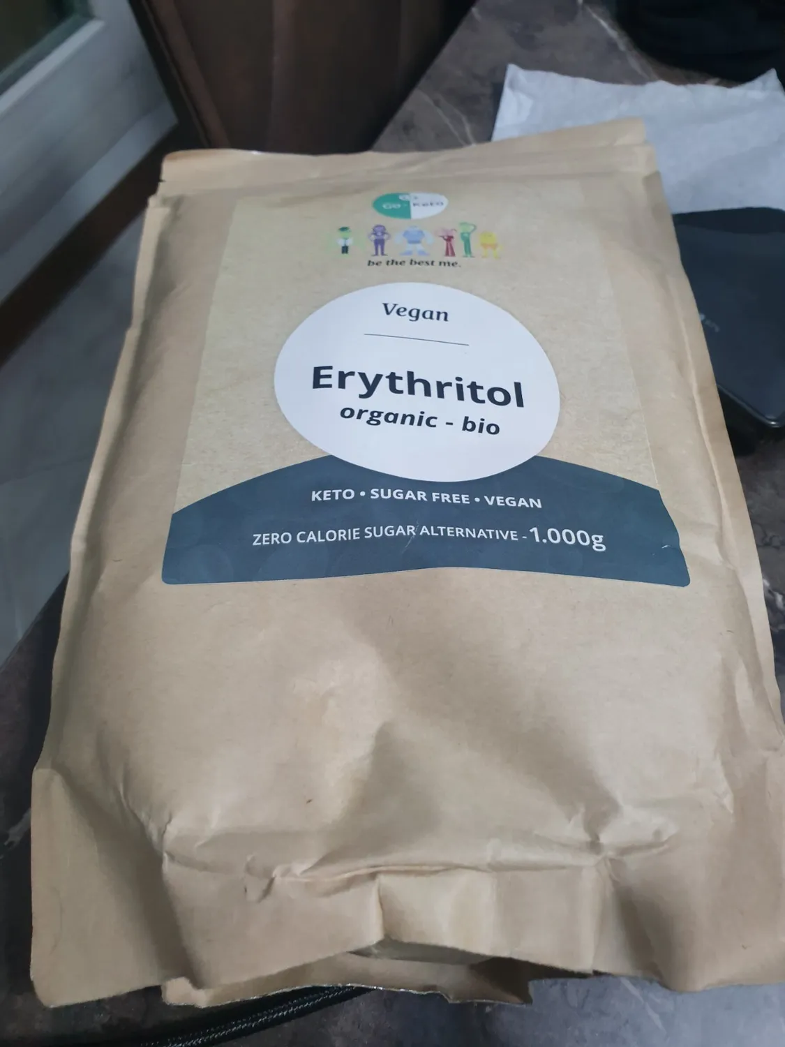 Go-Keto Eritritolo BIO dolcificante 1000 g zero calorie