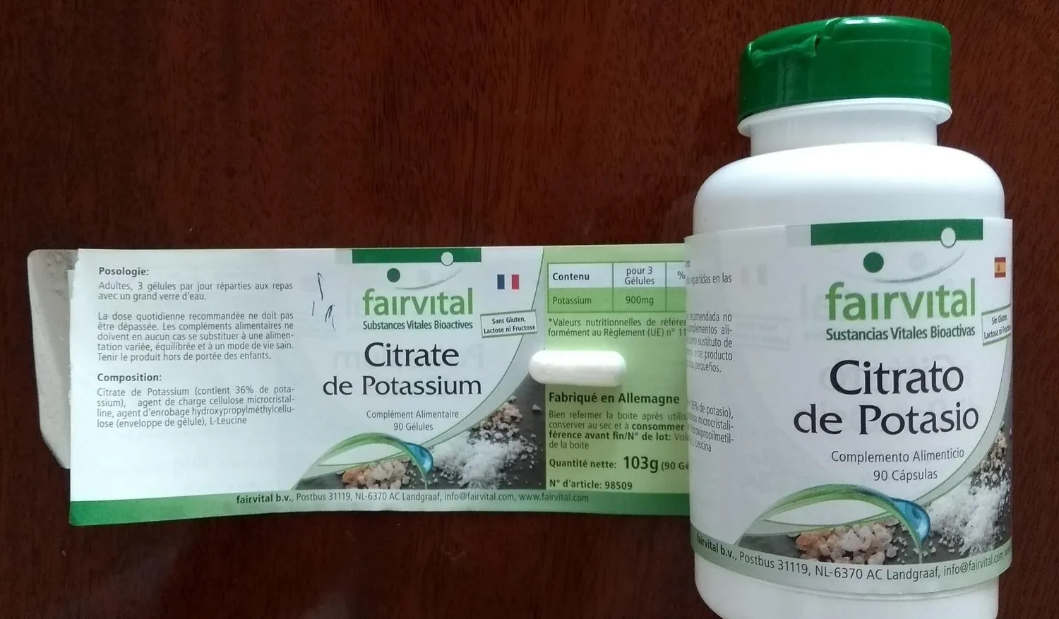 Fairvital Citrato Potassio capsule 90 capsule 300 mg