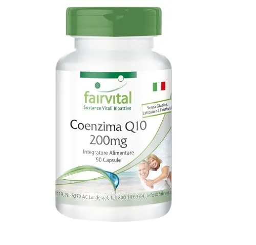 Fairvital Coenzima Q10 200 mg capsule 90 ubichinone vegano