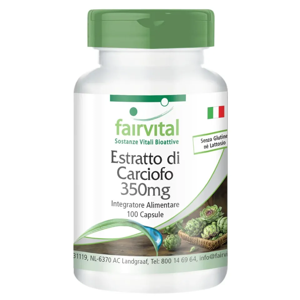 Fairvital Estratto di Carciofo capsule 100 capsule cinarina