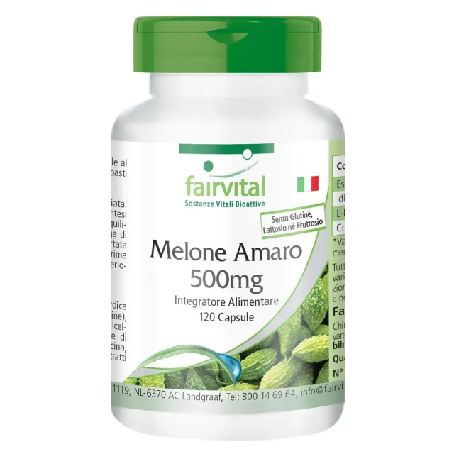 Fairvital Melone Amaro 500mg capsule 120pz con cromo