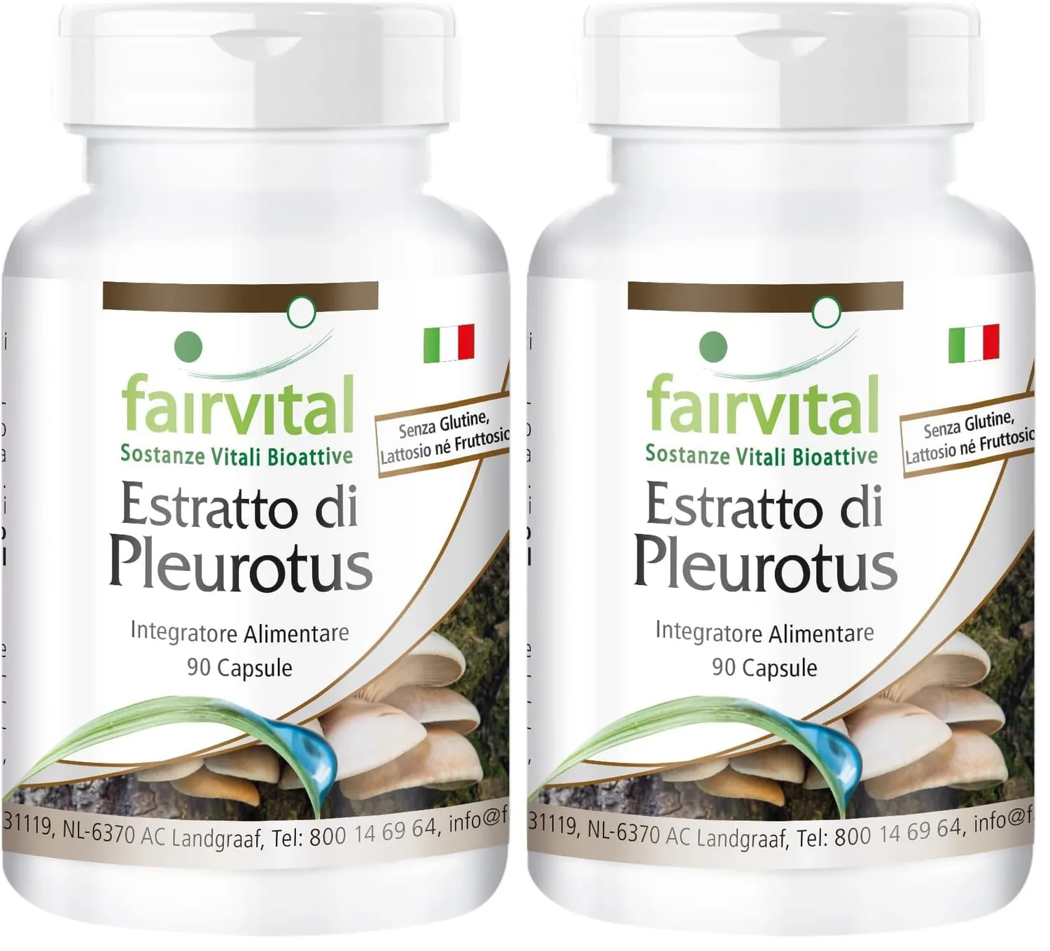 Fairvital Pleurotus 500 mg capsule 90 pz estratto 30%