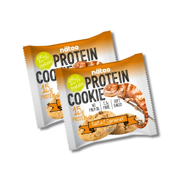NATOO Food Cookie Salted Caramel biscotto proteico 2 biscotti