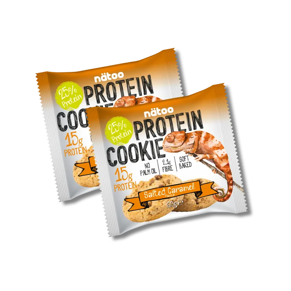 NATOO Food Cookie Salted Caramel biscotto proteico 2 biscotti