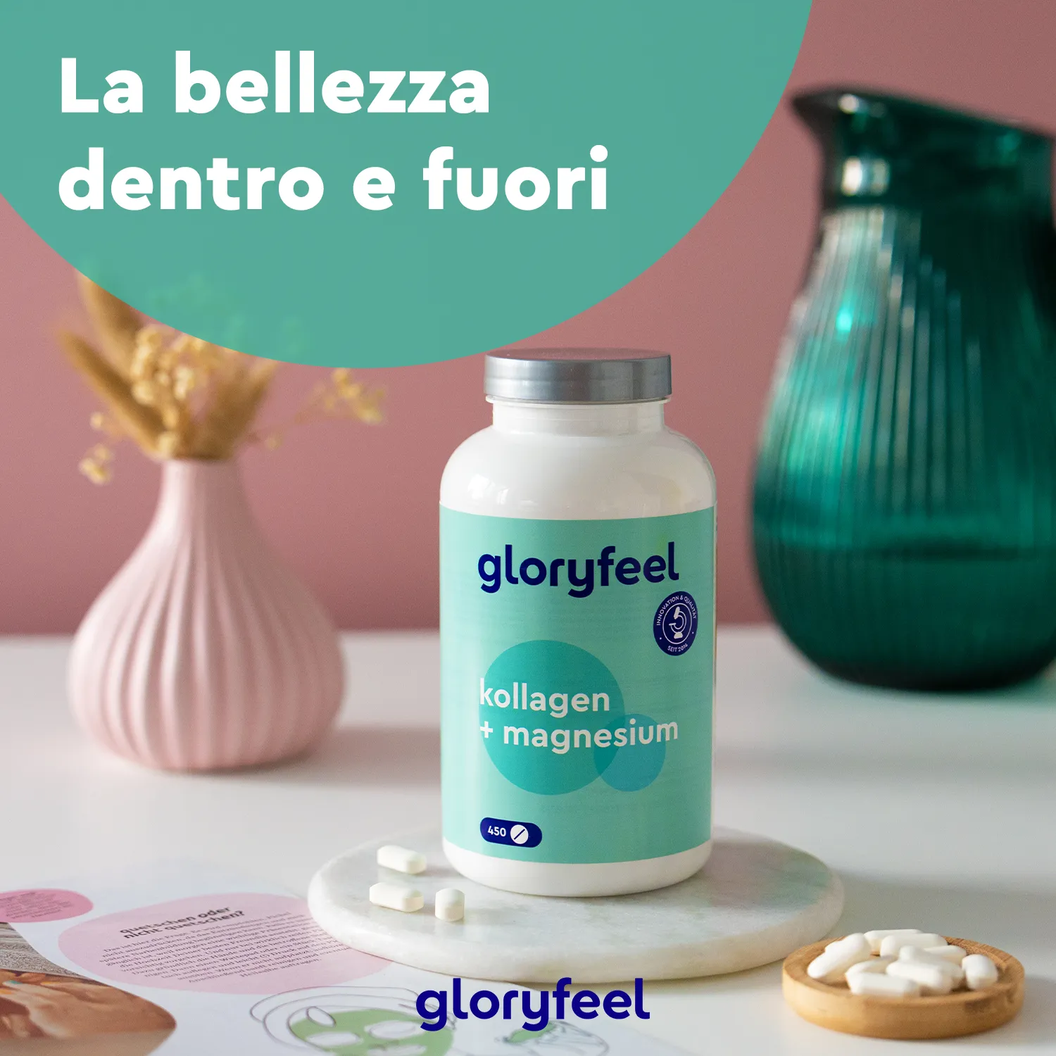 gloryfeel Collagene Magnesio compresse marine