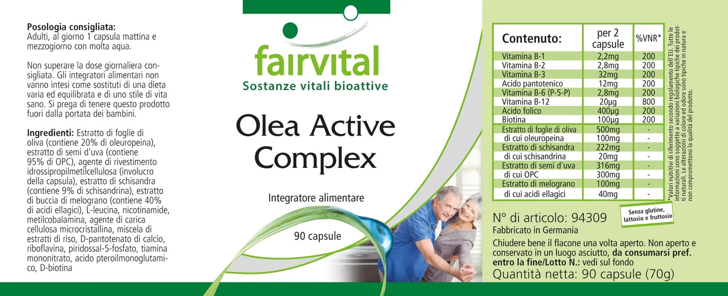 Fairvital Olea Active Complex multivitaminico 90 capsule