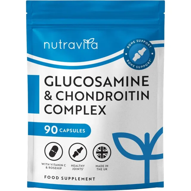 Nutravita Glucosamina Condroitina capsule 90 pz con vitamina C