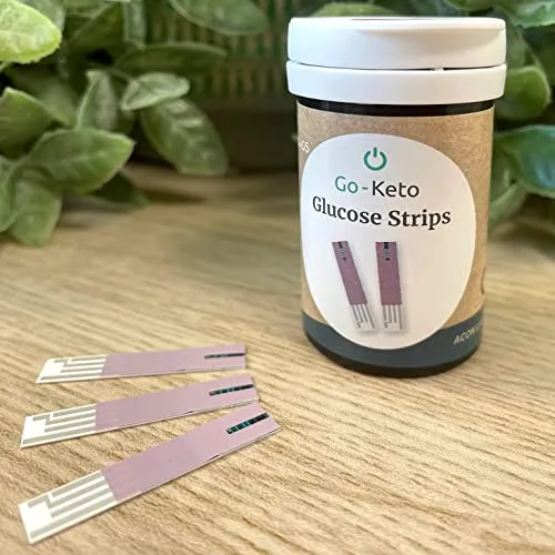 Go-Keto Glucose Strisce Reattive 50 pezzi per Misuratore Chetoni