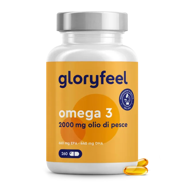 gloryfeel Omega 3 66/44 capsule olio di pesce EPA DHA