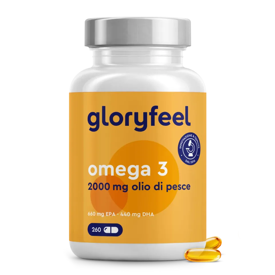 gloryfeel Omega 3 66/44 capsule olio di pesce EPA DHA