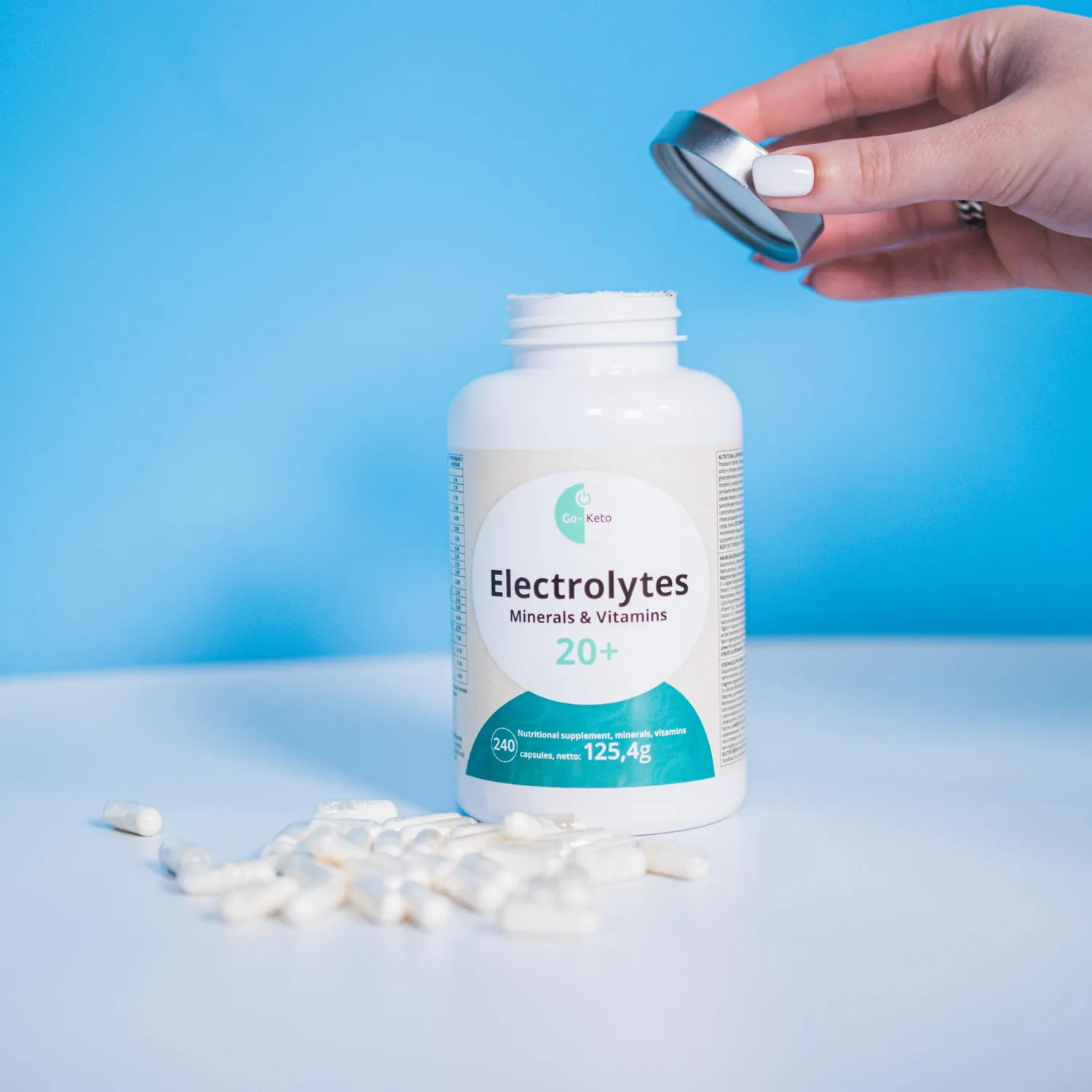 Go-Keto Electrolyte Mix integratore 180 capsule keto vitamine