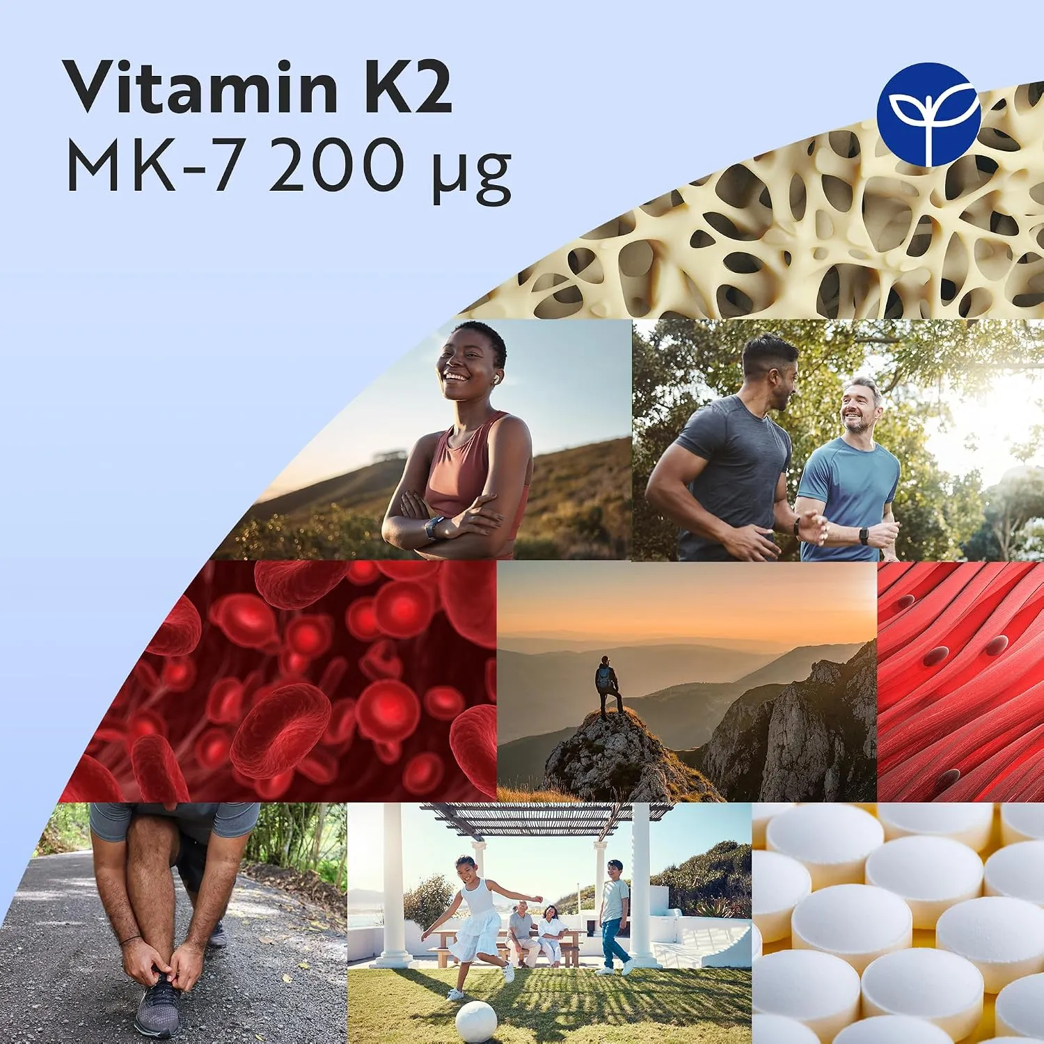 Nutravita Vitamina K2 MK-7 integratore 365 compresse 200mcg
