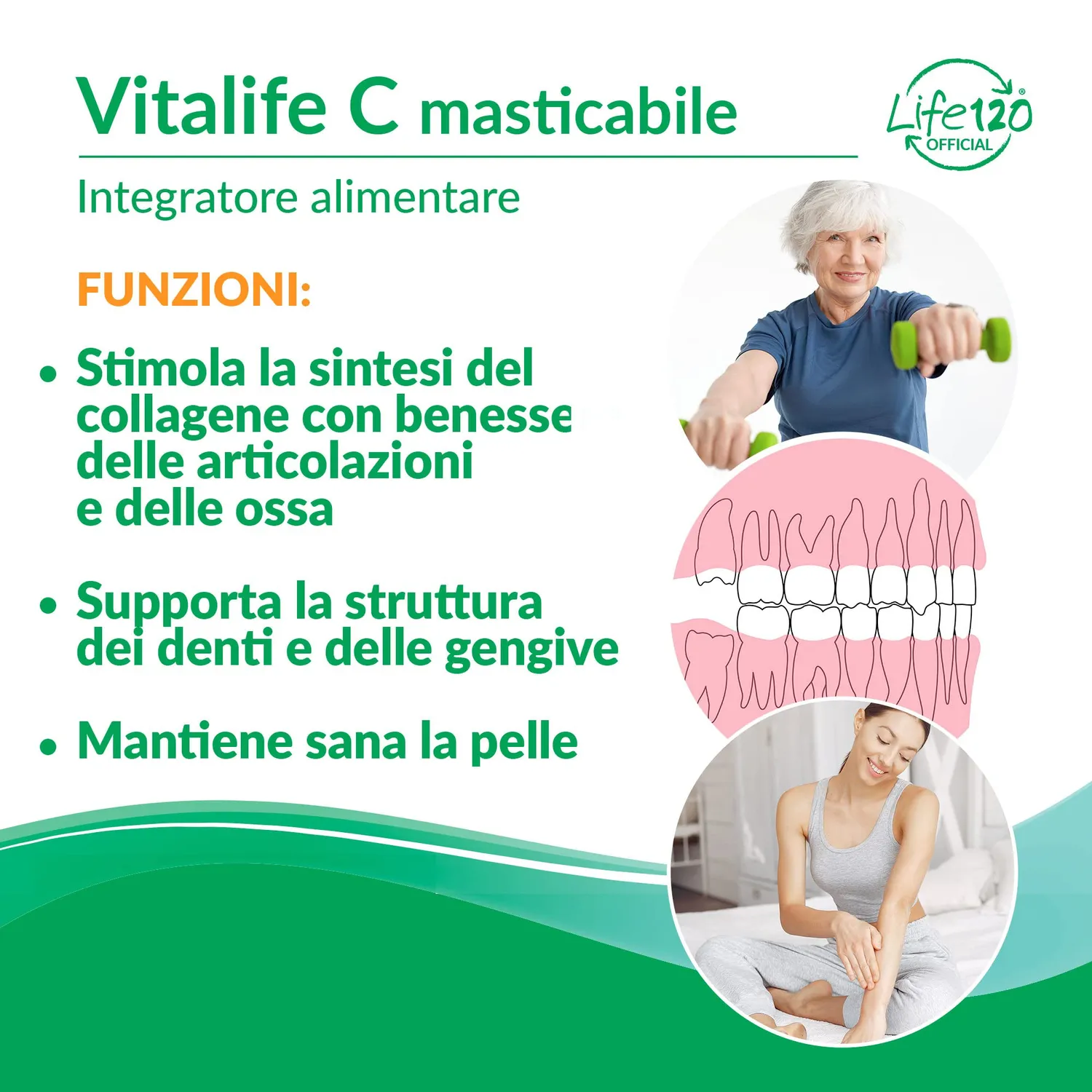 Life 120 Vitalife C vitamina C 90 compresse masticabili