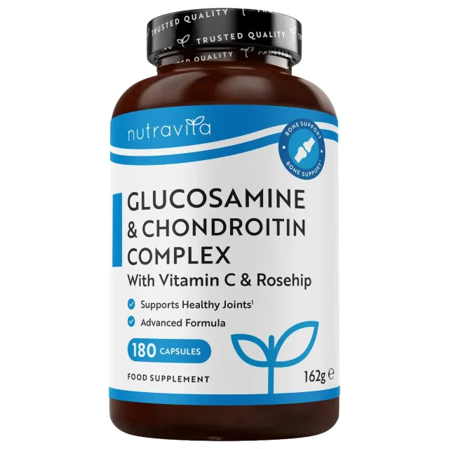Nutravita Glucosamina Condroitina 180 capsule curcuma zenzero