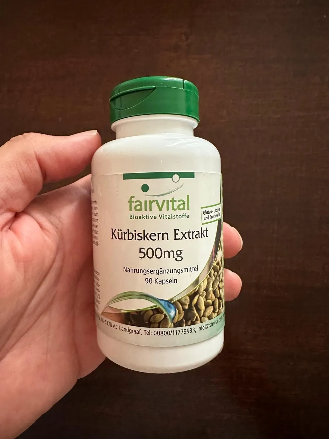 fairvital Estratto Semi di Zucca 500 mg capsule 90 con selenio