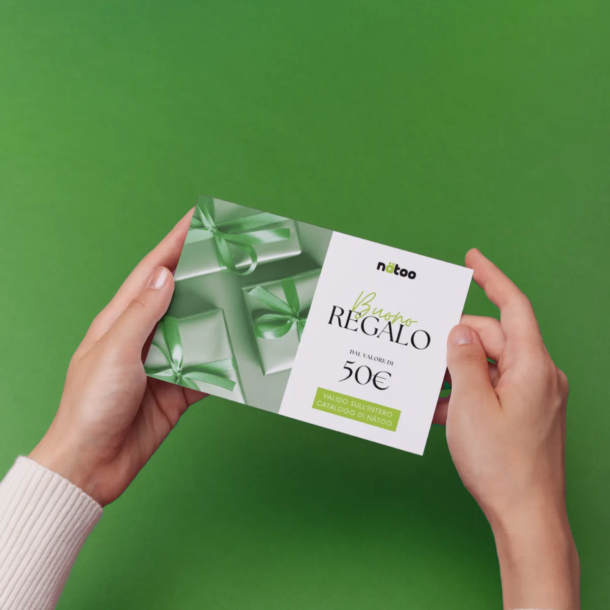 Natoo Buono Regalo card 25€ decorazione standard regalo fitness