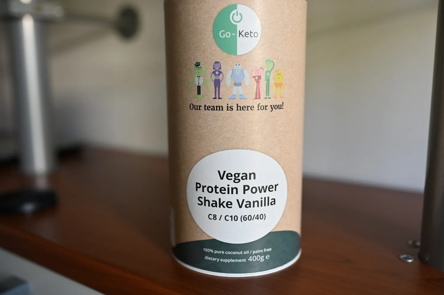 Go-Keto MCT Vegan Protein Shake vaniglia 400 g keto