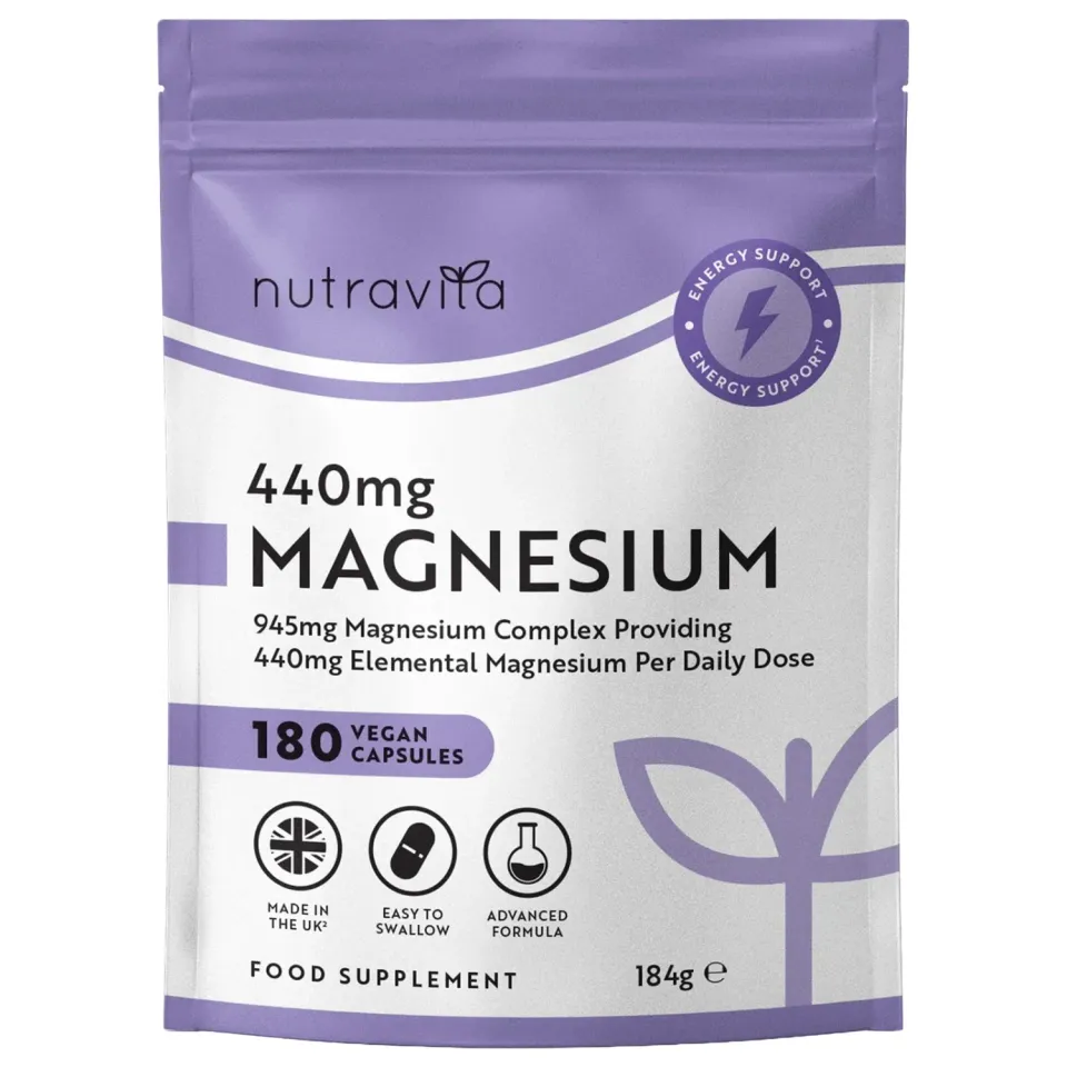 Nutravita Citrato di Magnesio integratore 180 capsule 440mg