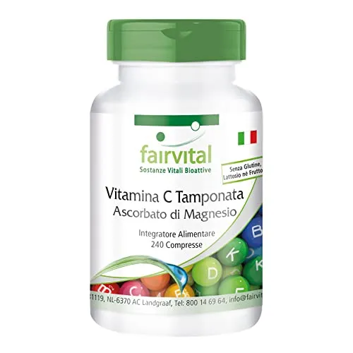 Fairvital Vitamina C Tamponata 240 compresse stomaco delicato