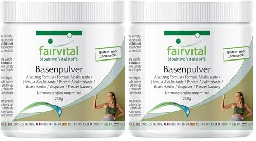 Fairvital Polvere Alcalina Limone Minerali 250 g Vegana