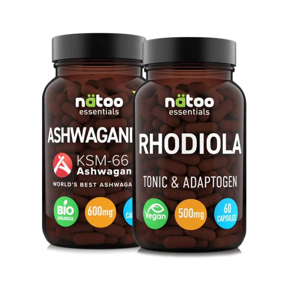 Natoo Essentials Bye-bye Stress pack integratori ashwagandha adattogeni
