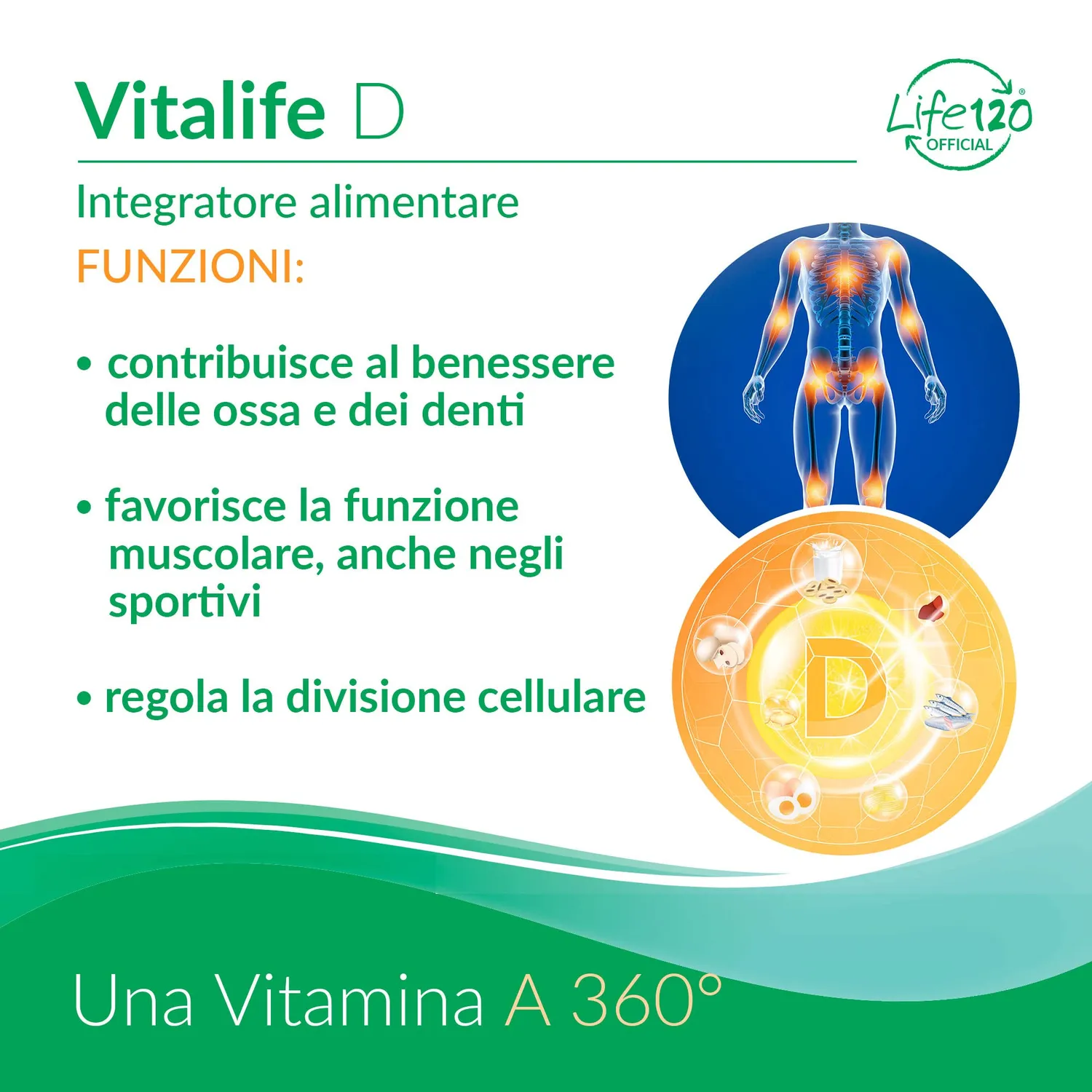 Life 120 Vitalife D softgel 100 softgel 2000 UI