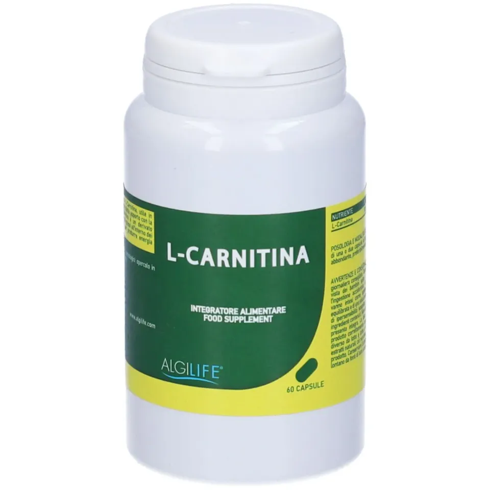 Algilife L-Carnitina Integratore 60 Capsule Metabolismo