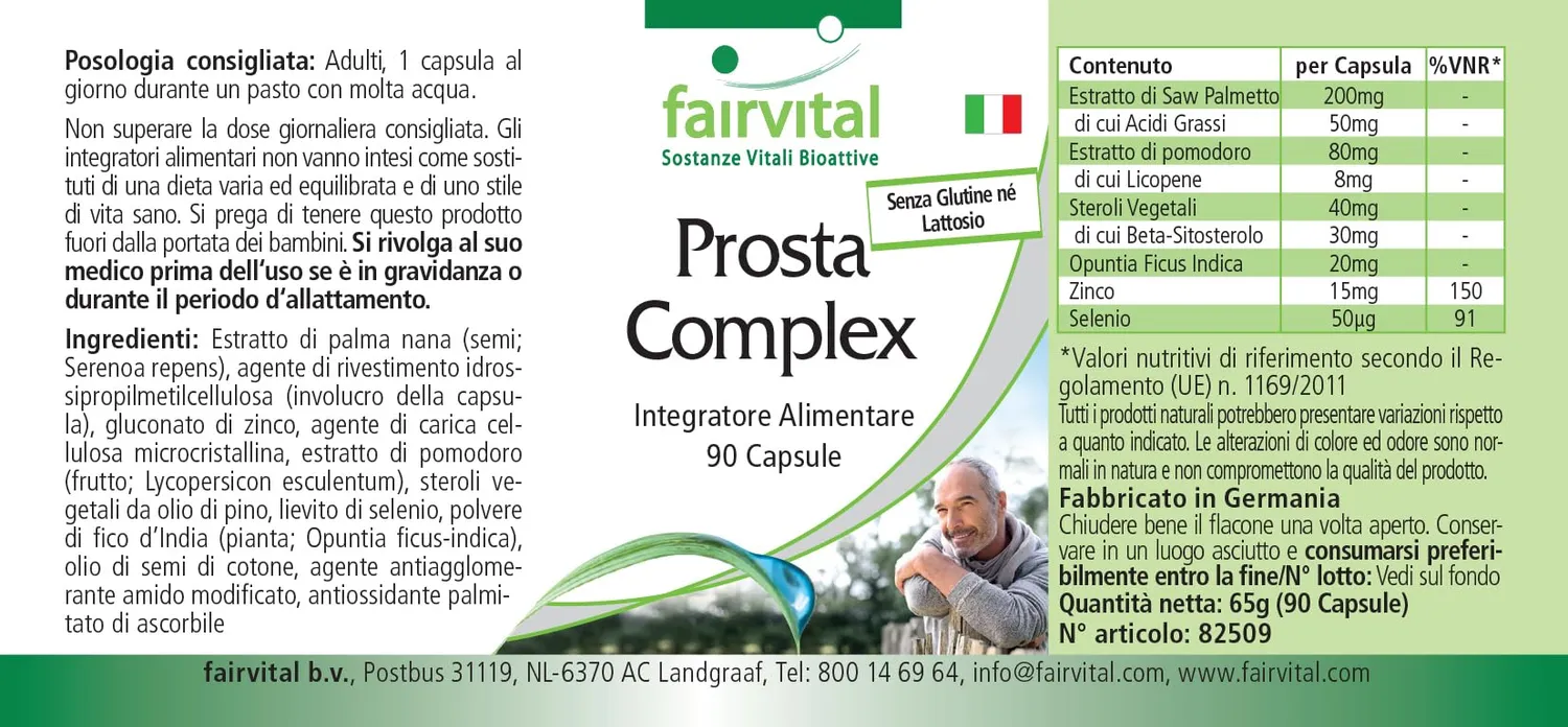Fairvital Prosta Komplex Capsule 90 pz Alto Dosaggio