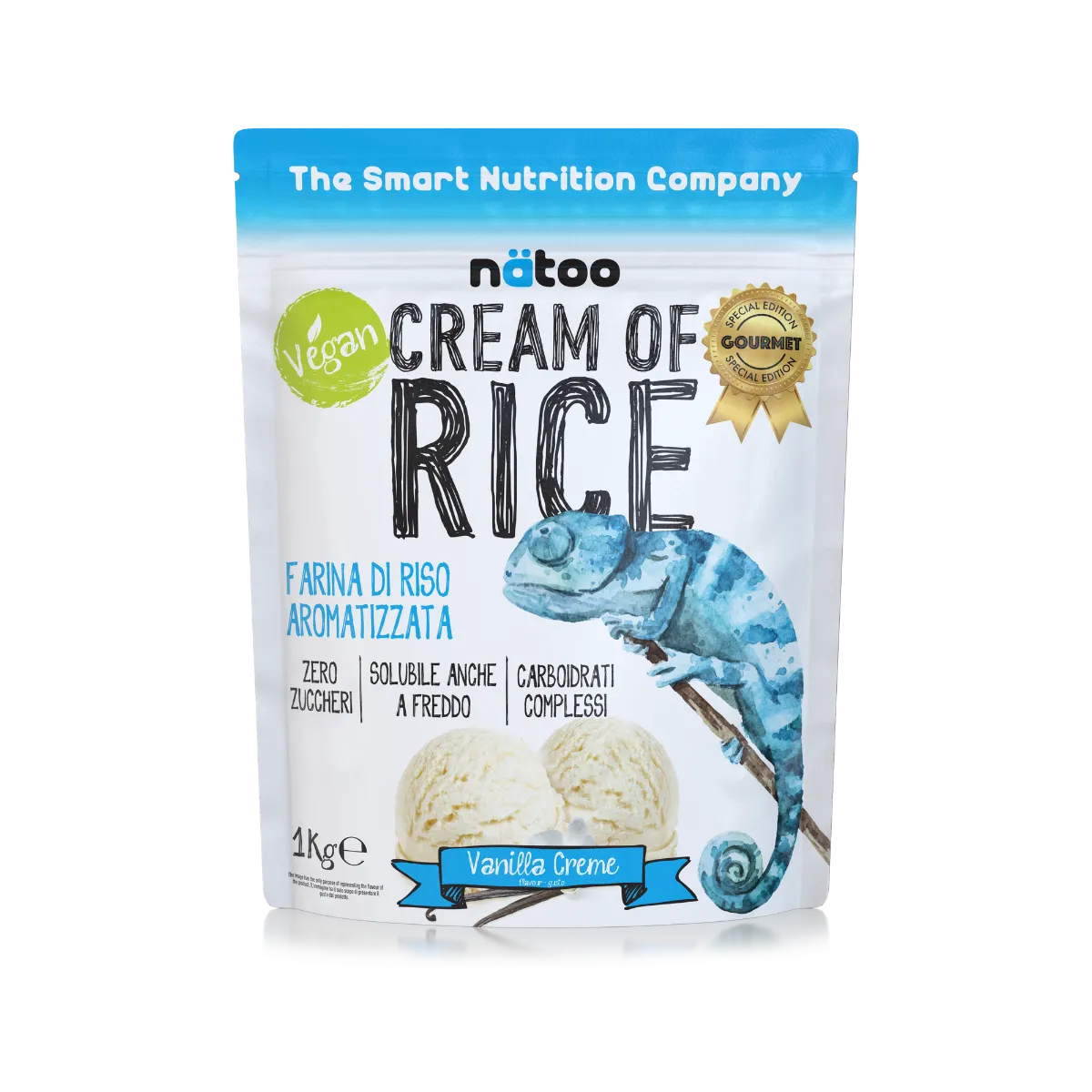 Natoo Crema di Riso aromatizzata Chocolate Brownie pre workout