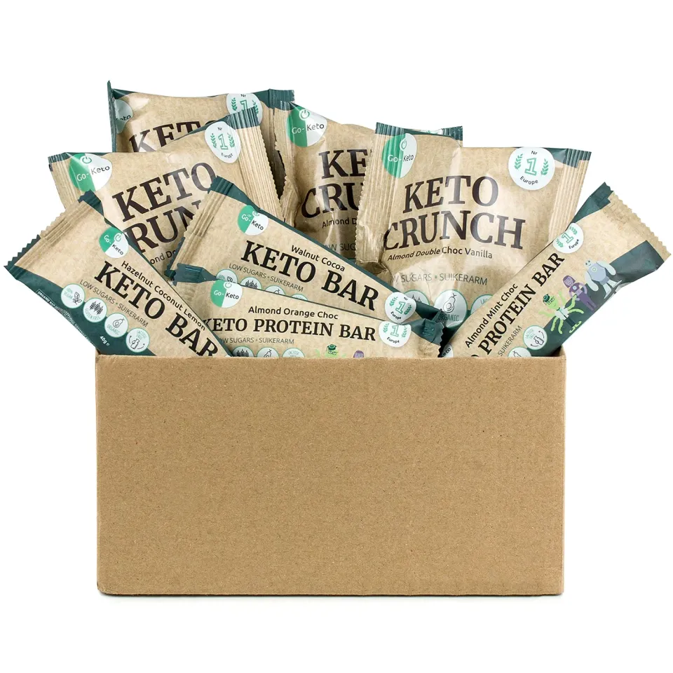 Go-Keto Trial Pack snack keto 8x40g bio