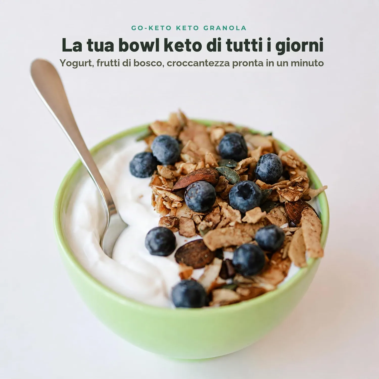 Go-Keto Granola Apple Cinnamon muesli 290g keto