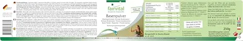 Fairvital Polvere Alcalina Limone Minerali 250 g Vegana