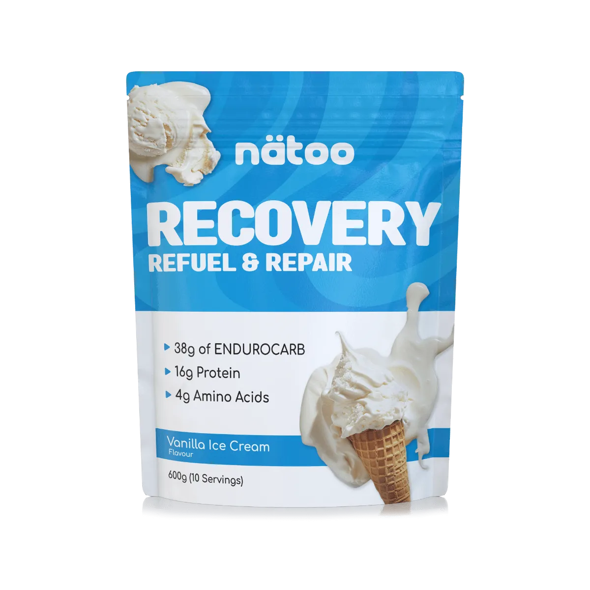 Natoo Performance Recovery integratore recupero Double Chocolate 600 g BCAA