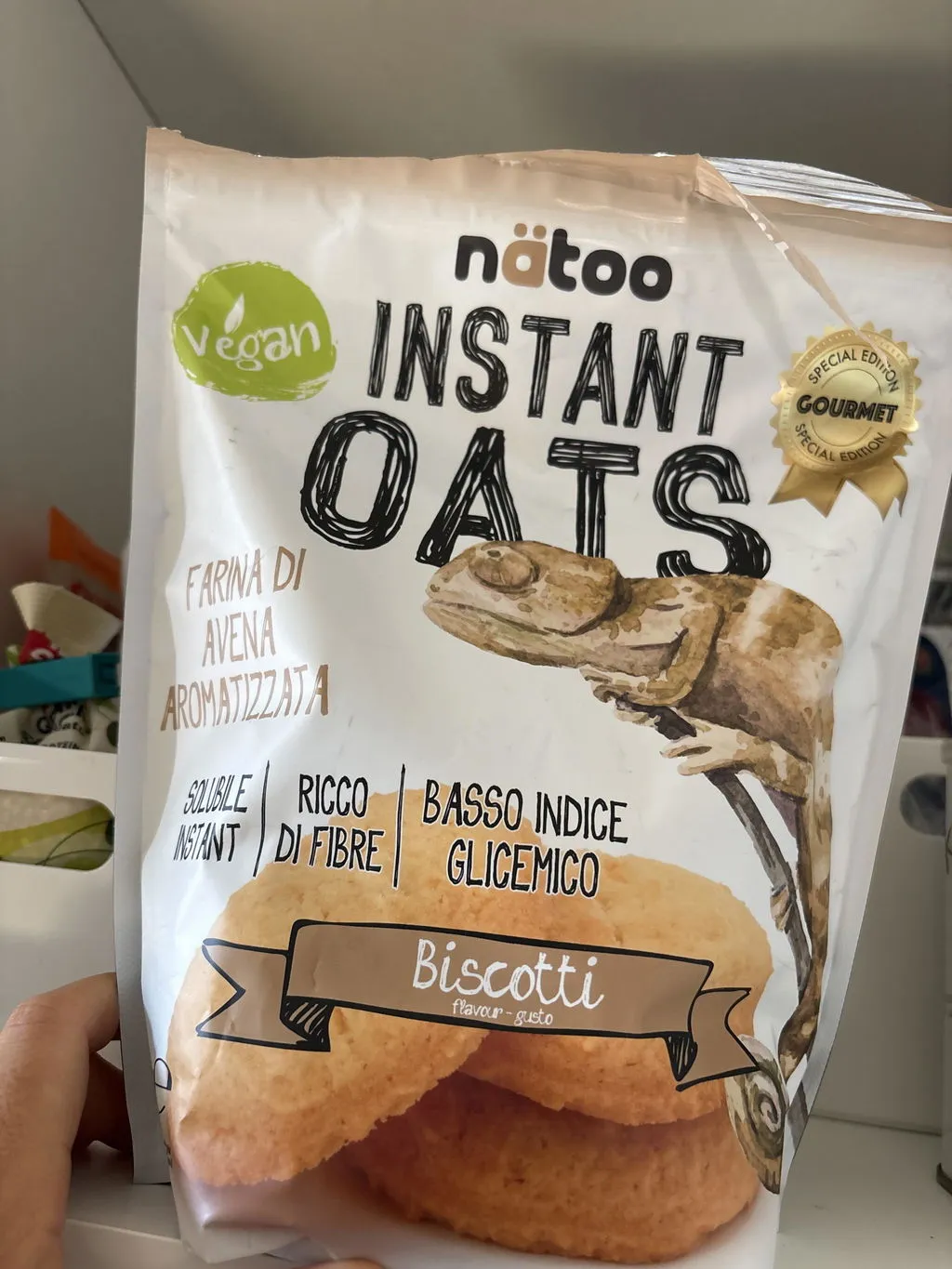 Natoo Farina Avena Istantanea neutra porridge fibre