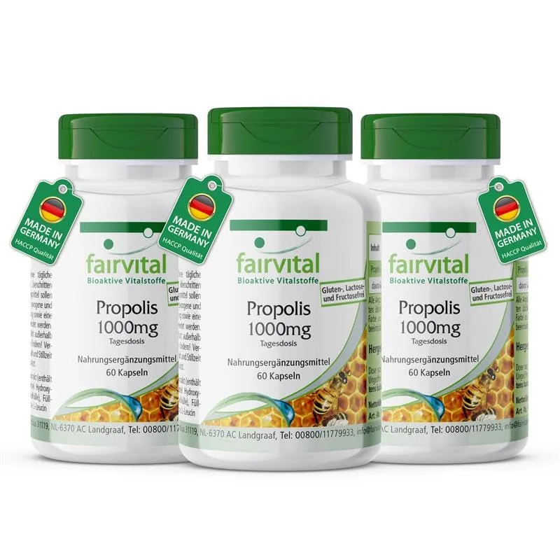 Fairvital Propoli capsule 180 pz 1000 mg galangina